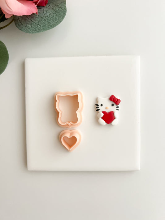 Hello Kitty Clay Cutter | Hello Kitty Polymer Clay Cutter for DIY Sanrio Earrings Cute Jewelry and Handmade Kawaii Accessories