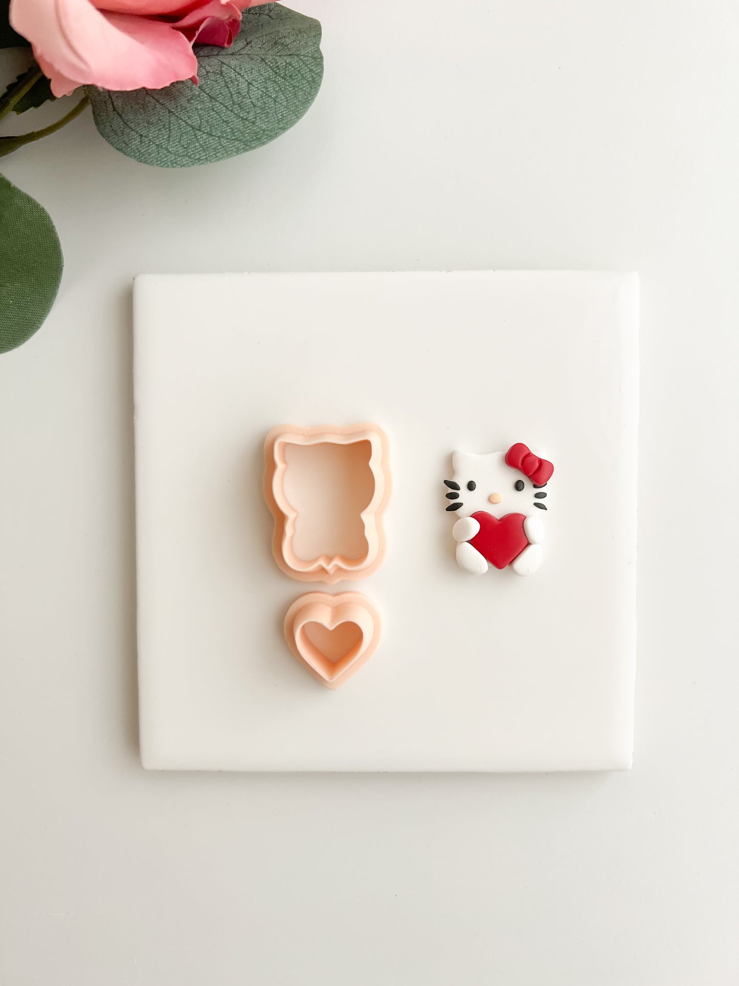 Hello Kitty Clay Cutter | Hello Kitty Polymer Clay Cutter for DIY Sanrio Earrings Cute Jewelry and Handmade Kawaii Accessories