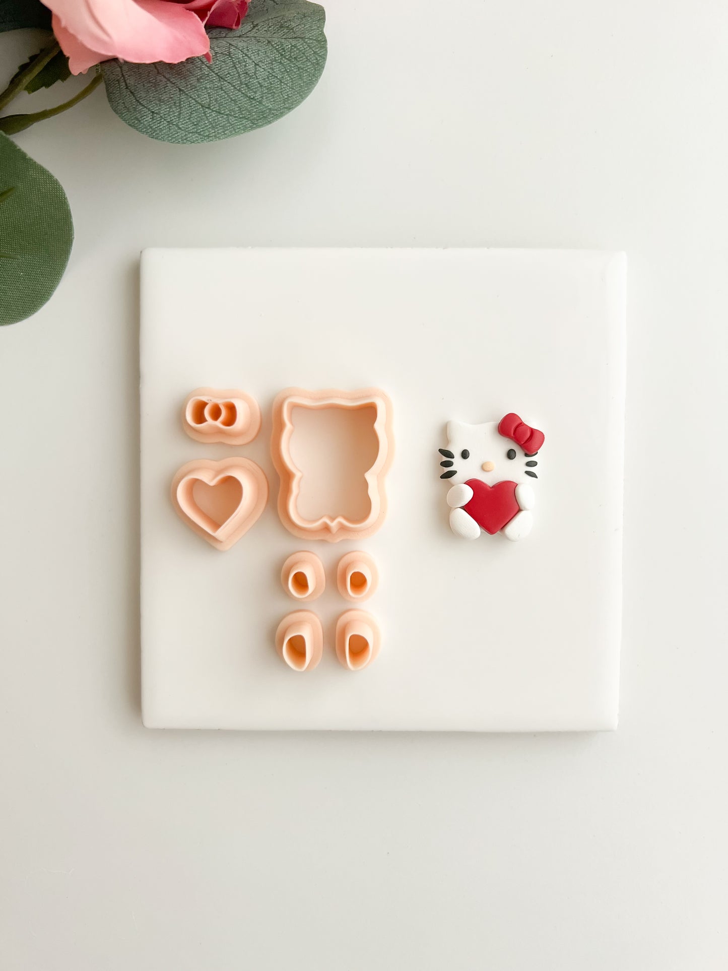 Hello Kitty Clay Cutter | Hello Kitty Polymer Clay Cutter for DIY Sanrio Earrings Cute Jewelry and Handmade Kawaii Accessories