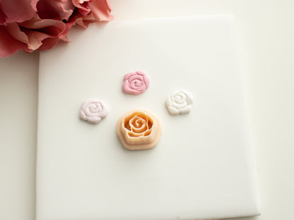 Rose Clay Cutter | Floral Rose Polymer Clay Cutter for DIY Earrings and Botanical Crafts