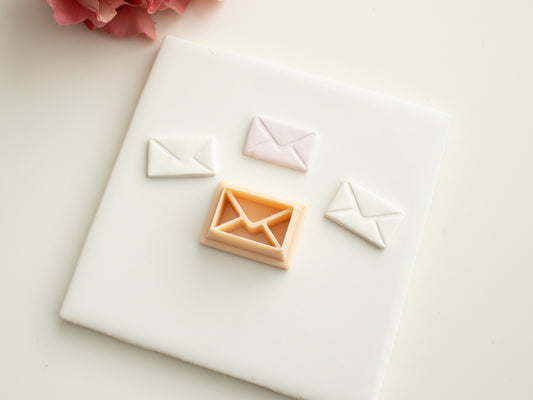 Love Letter Clay Cutter | Love Letter Polymer Clay Cutter for Valentine's Day Earrings DIY Romantic Crafts Wedding Decor