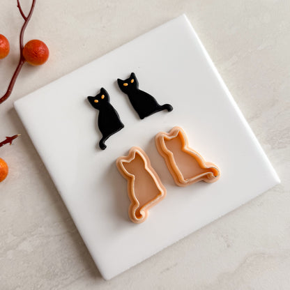 2025 Cat Shape | Cat Shape Spooky Polymer Clay Cutter Halloween Fall Animal Shapes