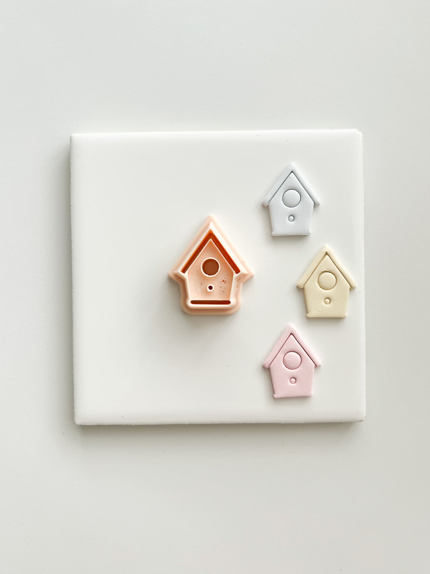 Birdhouse No. 1 Clay Cutter | Birdhouse No. 1 Polymer Clay Cutter for DIY Spring Earrings Cute Home-Themed Jewelry and Handmade Fun Accessories