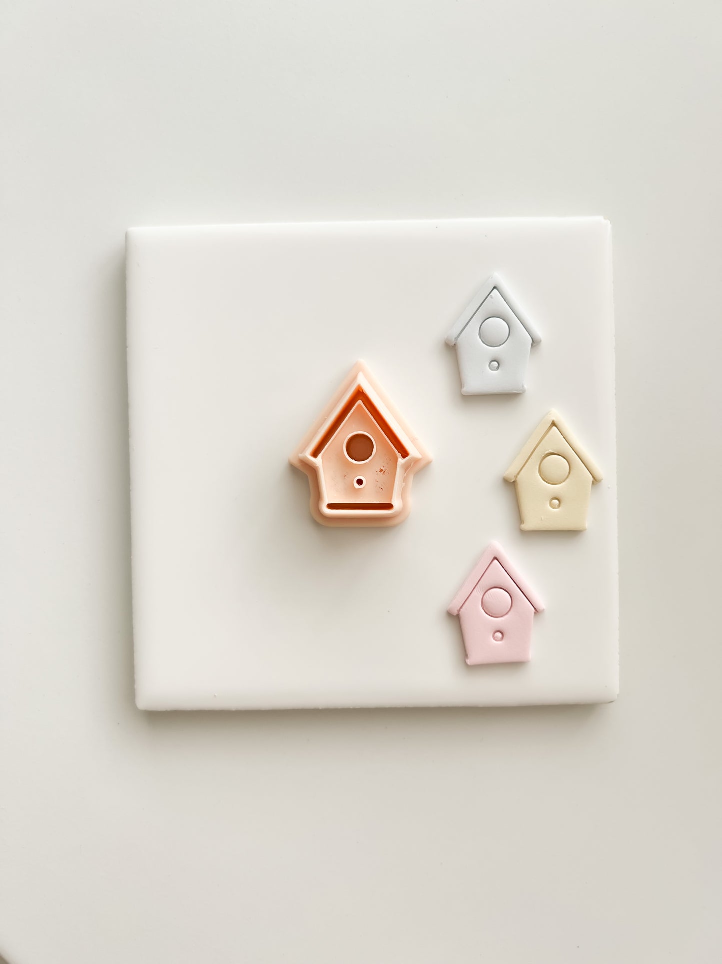 Birdhouse No. 1 Clay Cutter | Birdhouse No. 1 Polymer Clay Cutter for DIY Spring Earrings Cute Home-Themed Jewelry and Handmade Fun Accessories