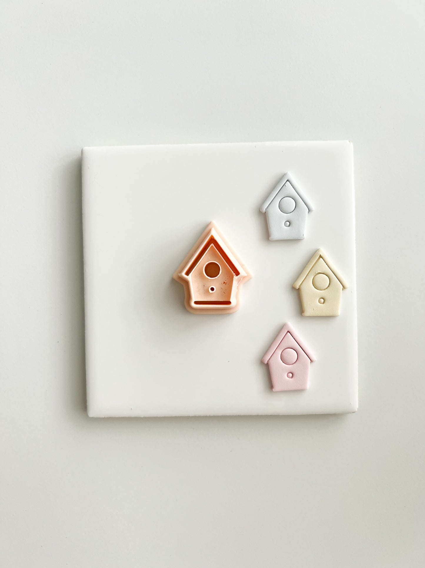 Birdhouse No. 1 Clay Cutter | Birdhouse No. 1 Polymer Clay Cutter for DIY Spring Earrings Cute Home-Themed Jewelry and Handmade Fun Accessories