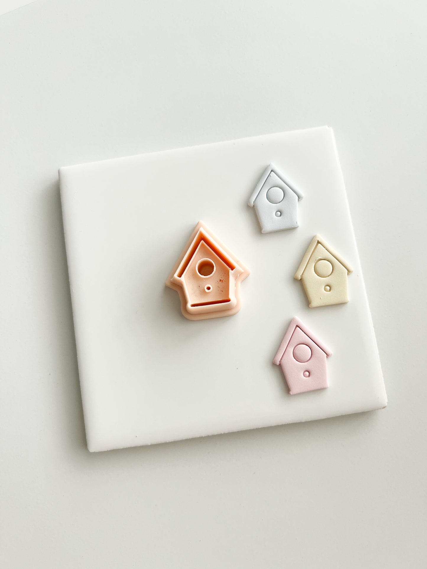Birdhouse No. 1 Clay Cutter | Birdhouse No. 1 Polymer Clay Cutter for DIY Spring Earrings Cute Home-Themed Jewelry and Handmade Fun Accessories