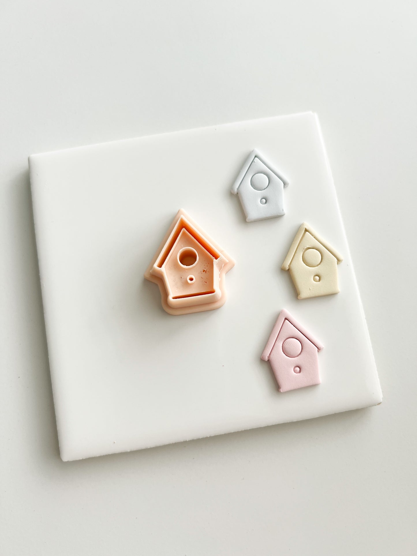 Birdhouse No. 1 Clay Cutter | Birdhouse No. 1 Polymer Clay Cutter for DIY Spring Earrings Cute Home-Themed Jewelry and Handmade Fun Accessories