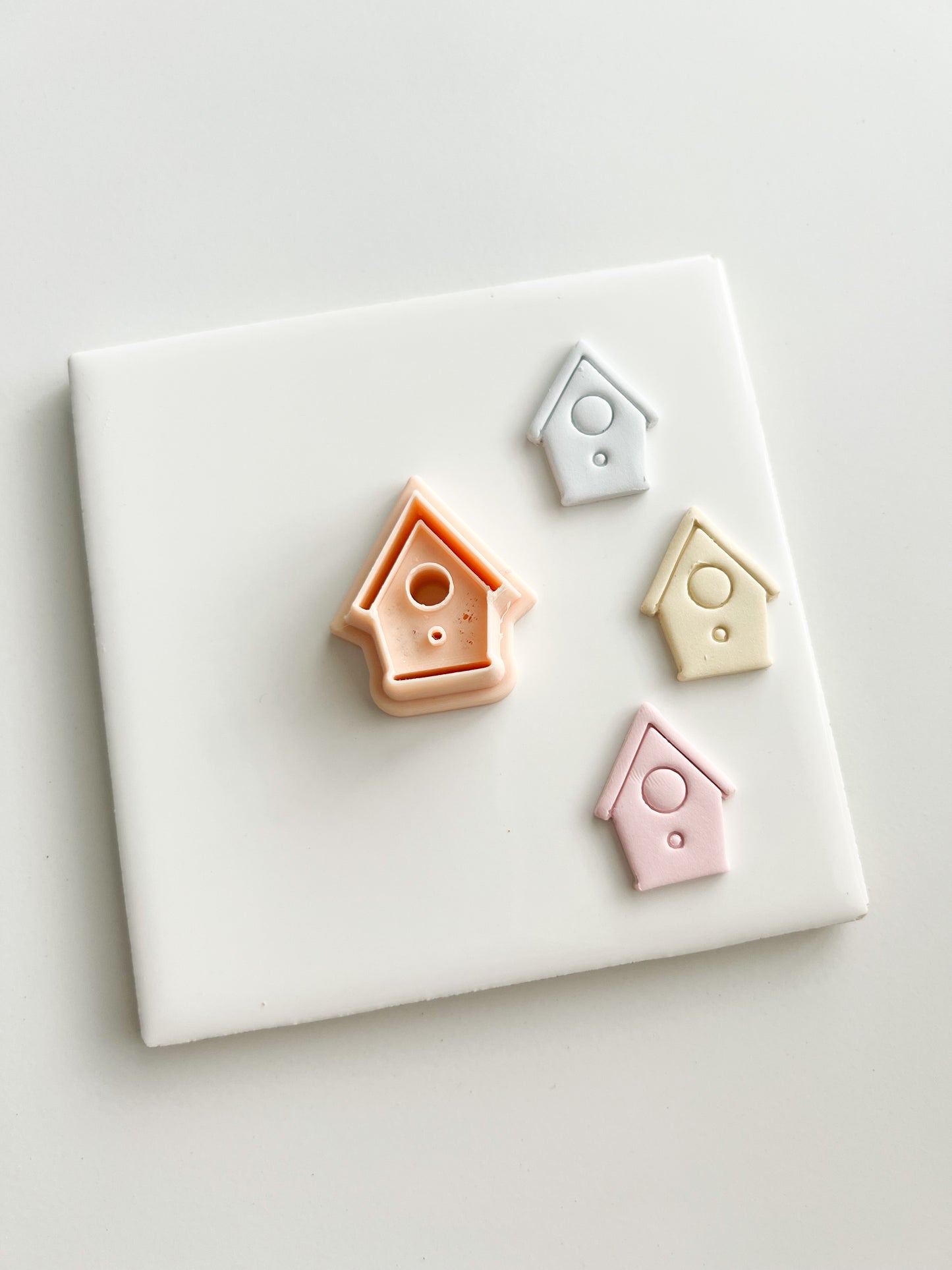 Birdhouse No. 1 Clay Cutter | Birdhouse No. 1 Polymer Clay Cutter for DIY Spring Earrings Cute Home-Themed Jewelry and Handmade Fun Accessories