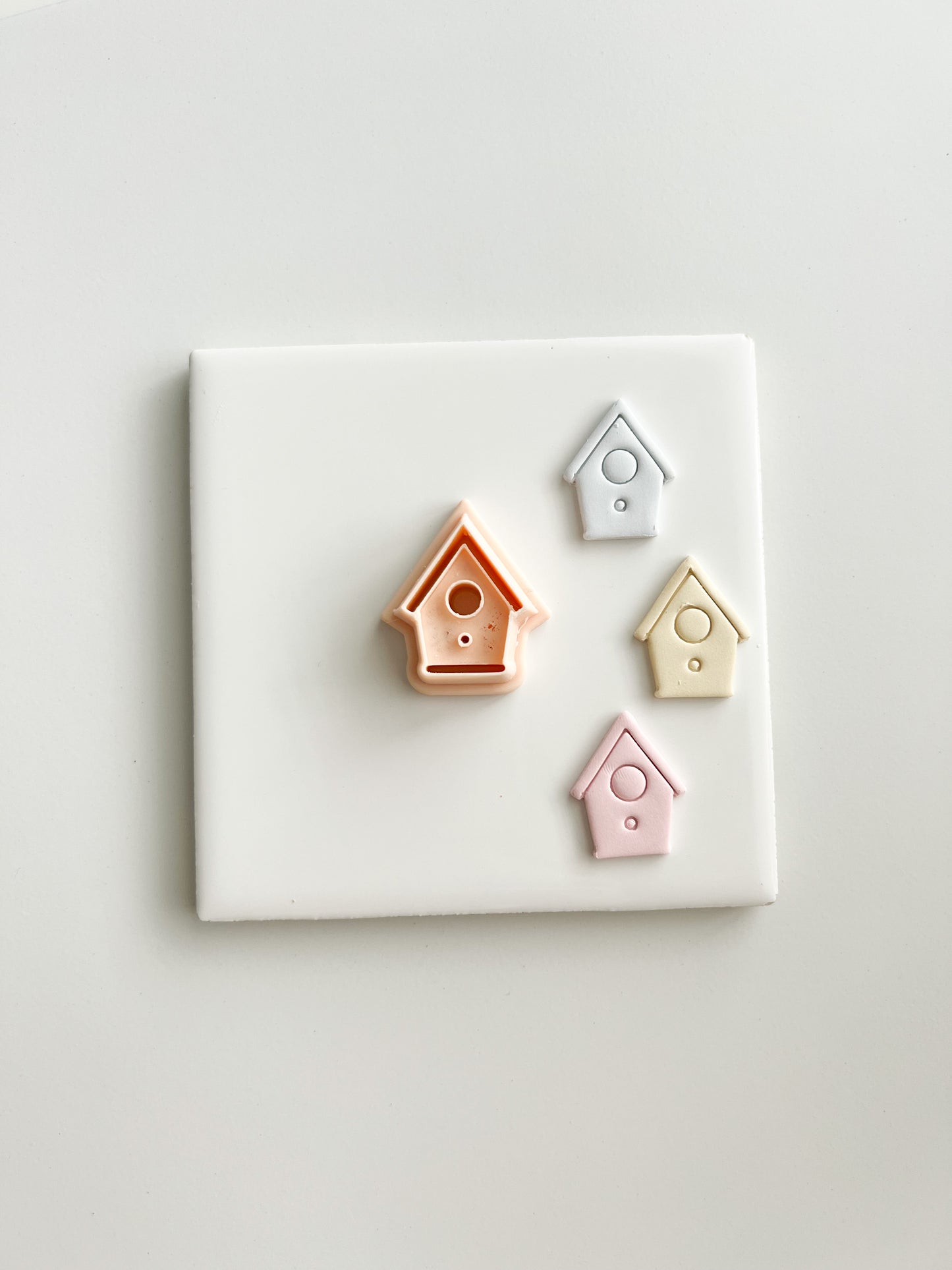 Birdhouse No. 1 Clay Cutter | Birdhouse No. 1 Polymer Clay Cutter for DIY Spring Earrings Cute Home-Themed Jewelry and Handmade Fun Accessories
