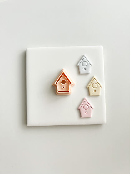 Birdhouse No. 1 Clay Cutter | Birdhouse No. 1 Polymer Clay Cutter for DIY Spring Earrings Cute Home-Themed Jewelry and Handmade Fun Accessories