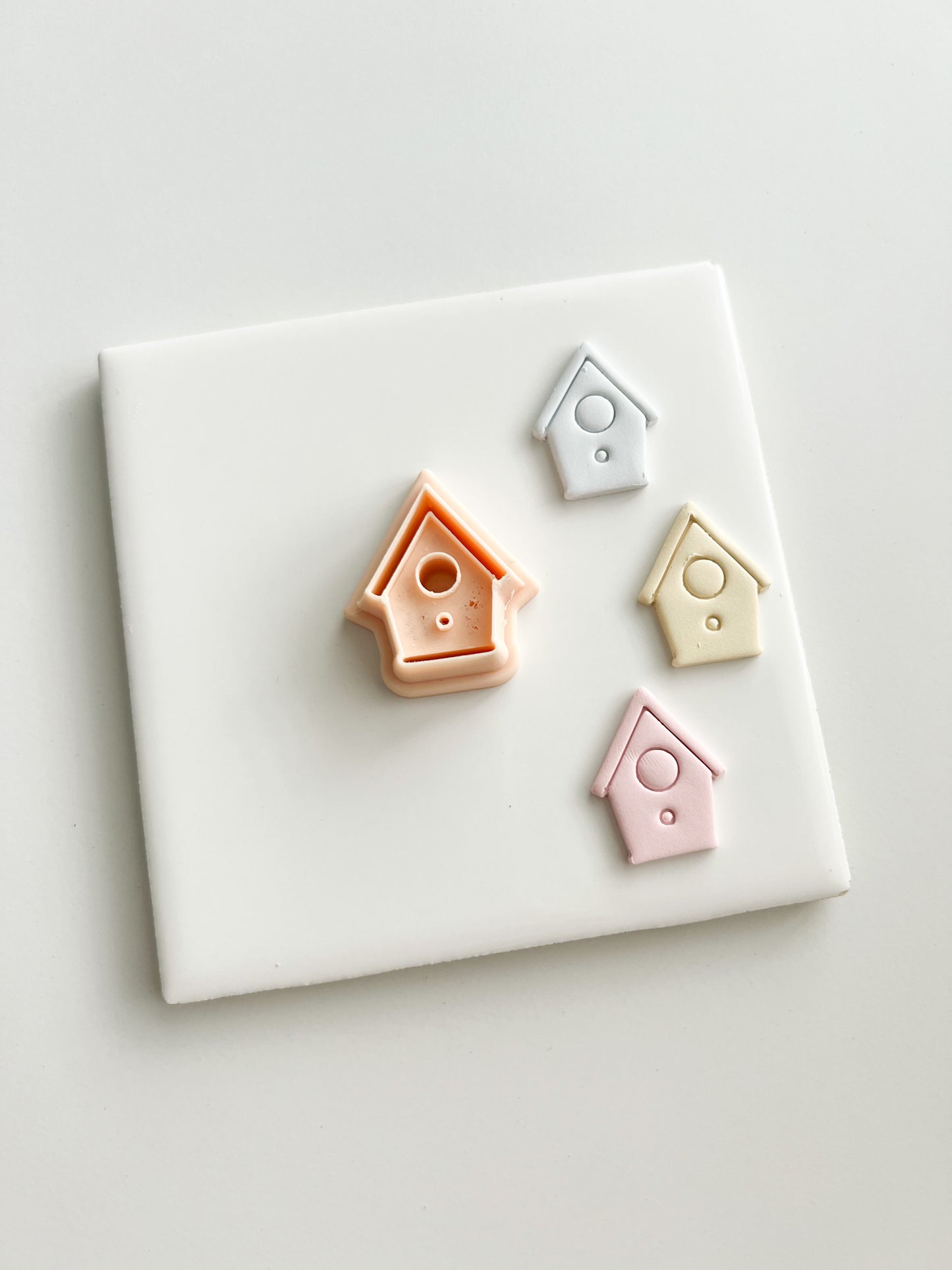 Birdhouse No. 1 Clay Cutter | Birdhouse No. 1 Polymer Clay Cutter for DIY Spring Earrings Cute Home-Themed Jewelry and Handmade Fun Accessories