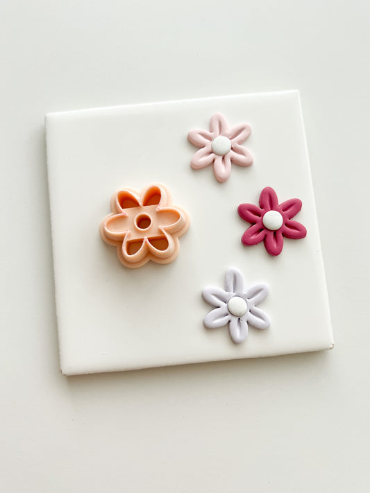 Floral Shape No. 6 Clay Cutter | Floral Shape No. 6 Polymer Clay Cutter for DIY Elegant Earrings Floral-Themed Jewelry and Handmade Botanical Accessories