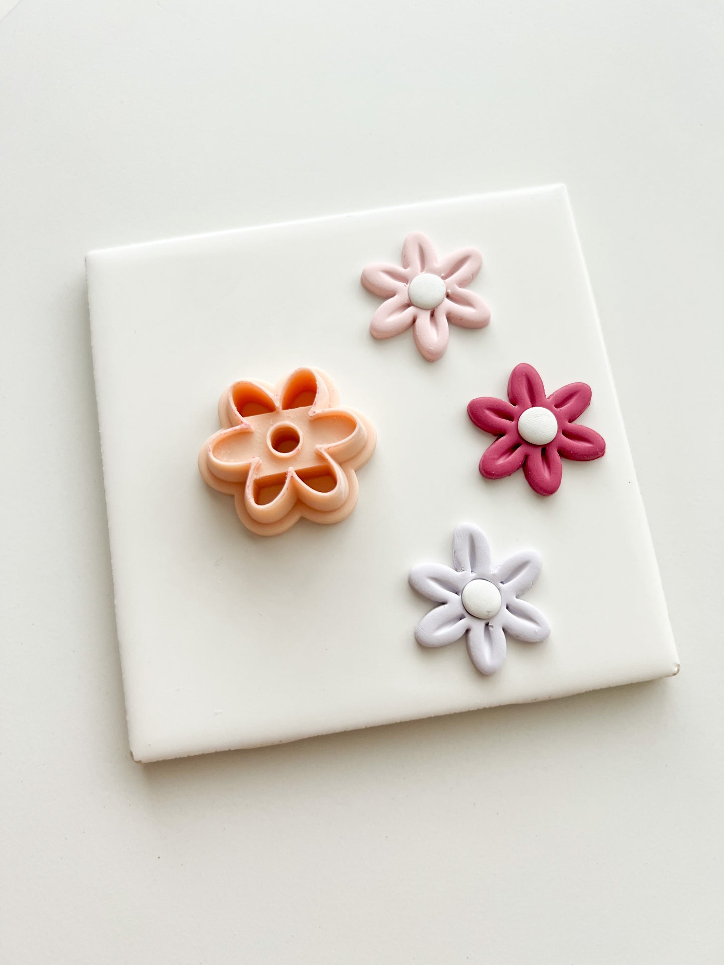 Floral Shape No. 6 Clay Cutter | Floral Shape No. 6 Polymer Clay Cutter for DIY Elegant Earrings Floral-Themed Jewelry and Handmade Botanical Accessories