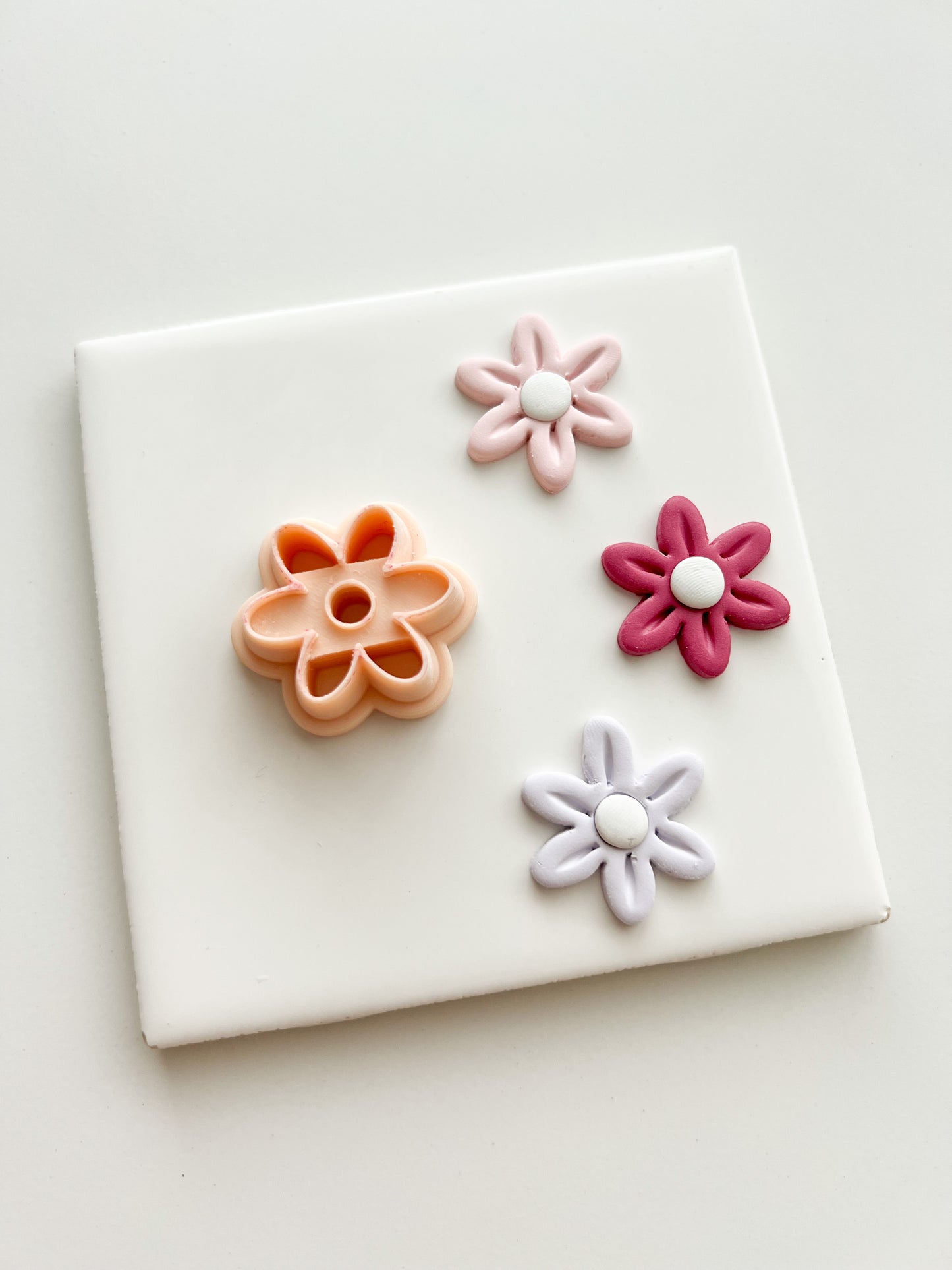 Floral Shape No. 6 Clay Cutter | Floral Shape No. 6 Polymer Clay Cutter for DIY Elegant Earrings Floral-Themed Jewelry and Handmade Botanical Accessories