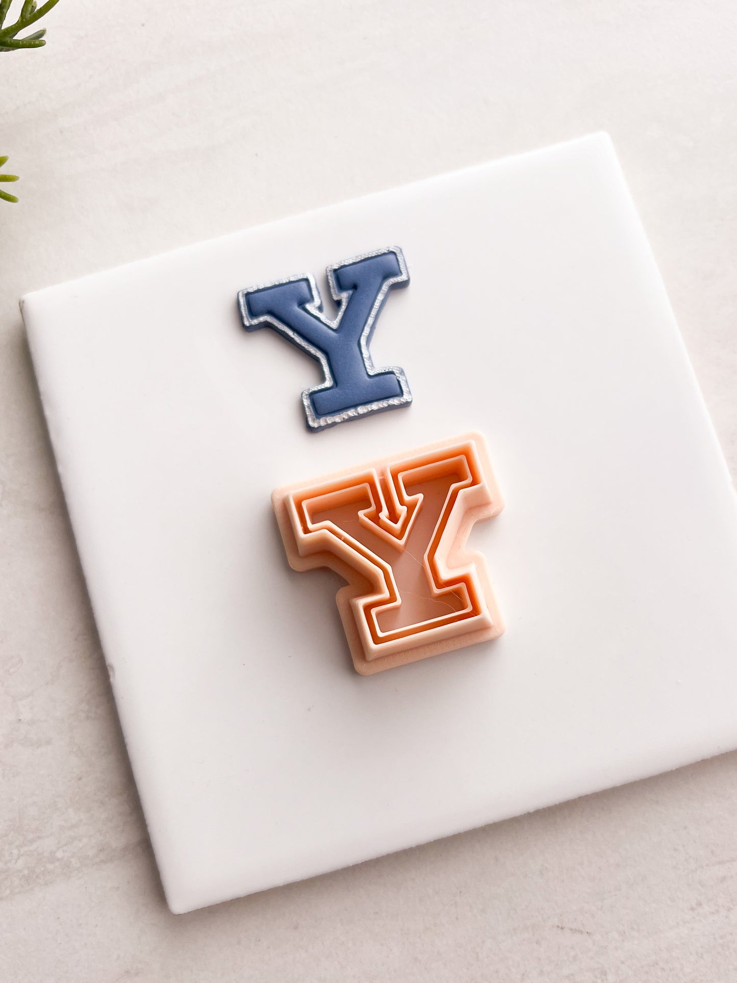 Yale Letter Gilmore Girl Clay Cutter | Yale Letter Polymer Clay Cutter for DIY College-Themed Earrings Nostalgic Jewelry and Handmade Pop Culture Accessories