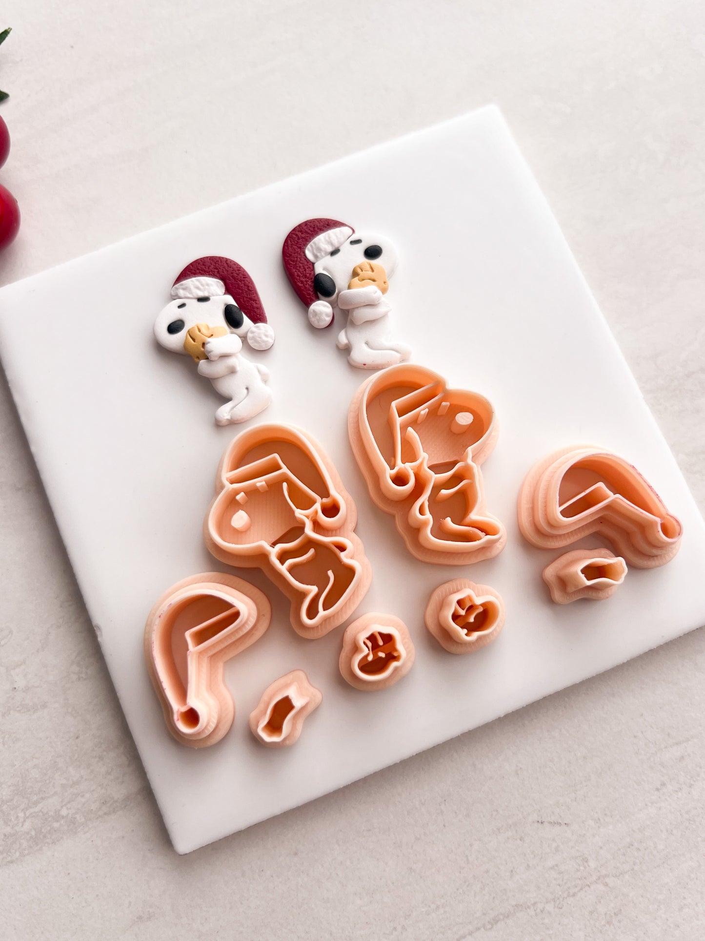 Snoopy and Woodstock Clay Cutter | Snoopy and Woodstock Polymer Clay Cutter for DIY Cartoon Earrings Friendship-Themed Jewelry and Handmade Cute Accessories