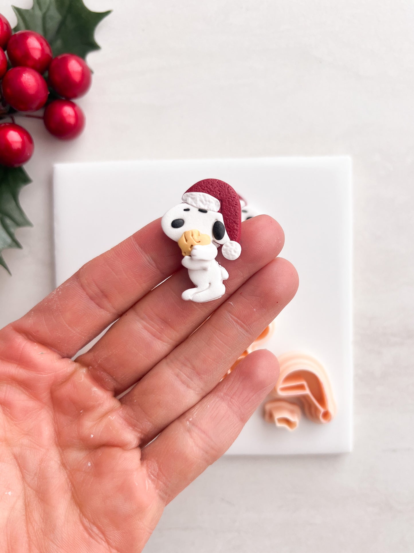 Snoopy and Woodstock Clay Cutter | Snoopy and Woodstock Polymer Clay Cutter for DIY Cartoon Earrings Friendship-Themed Jewelry and Handmade Cute Accessories