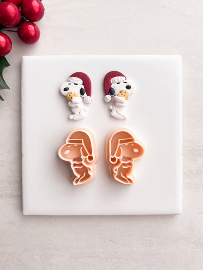 Snoopy and Woodstock Clay Cutter | Snoopy and Woodstock Polymer Clay Cutter for DIY Cartoon Earrings Friendship-Themed Jewelry and Handmade Cute Accessories