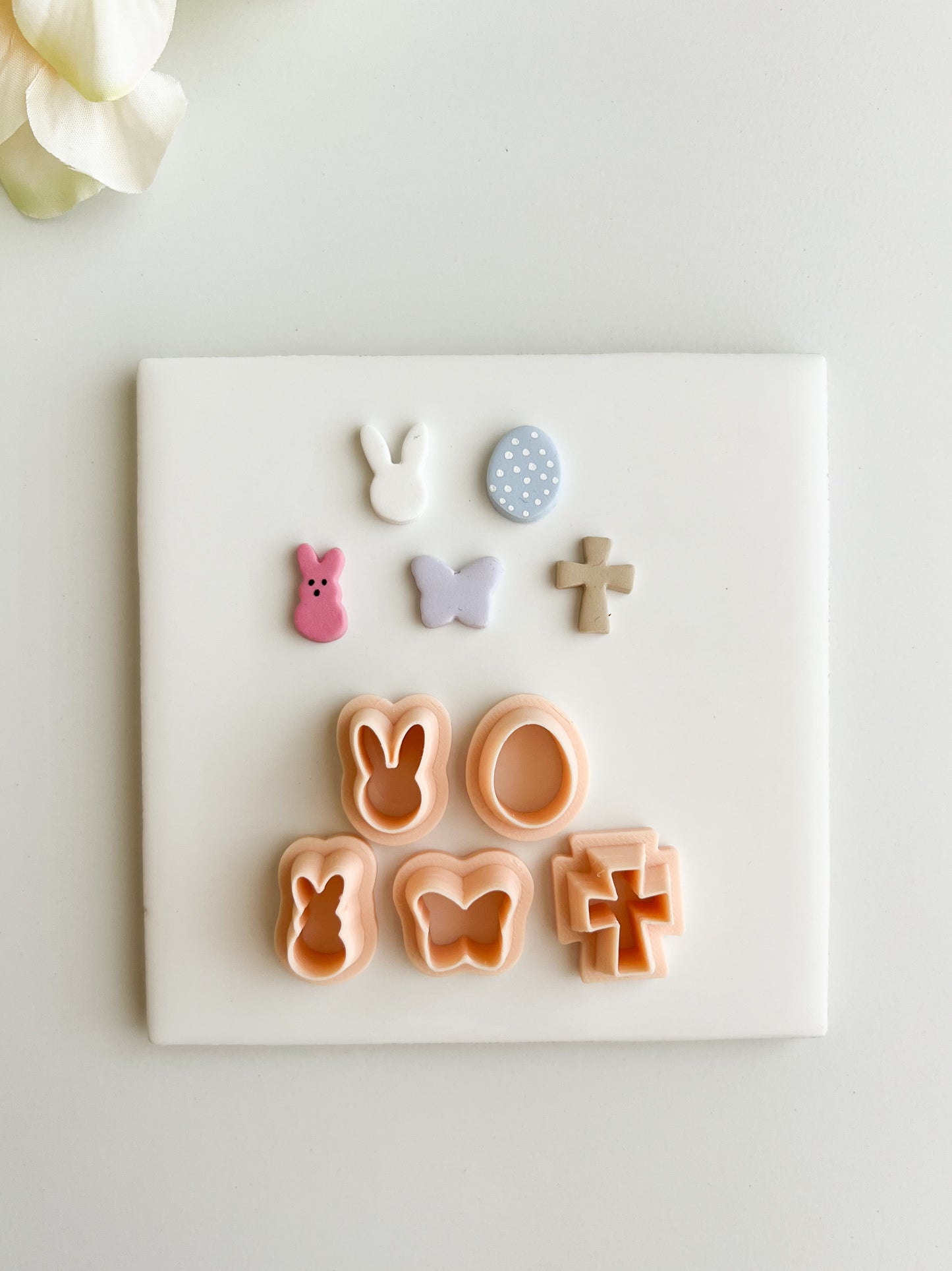 Easter Stud Pack Clay Cutter Set | Easter Stud Pack Polymer Clay Cutter Set for DIY Easter Earrings Festive-Themed Jewelry and Handmade Spring Accessories