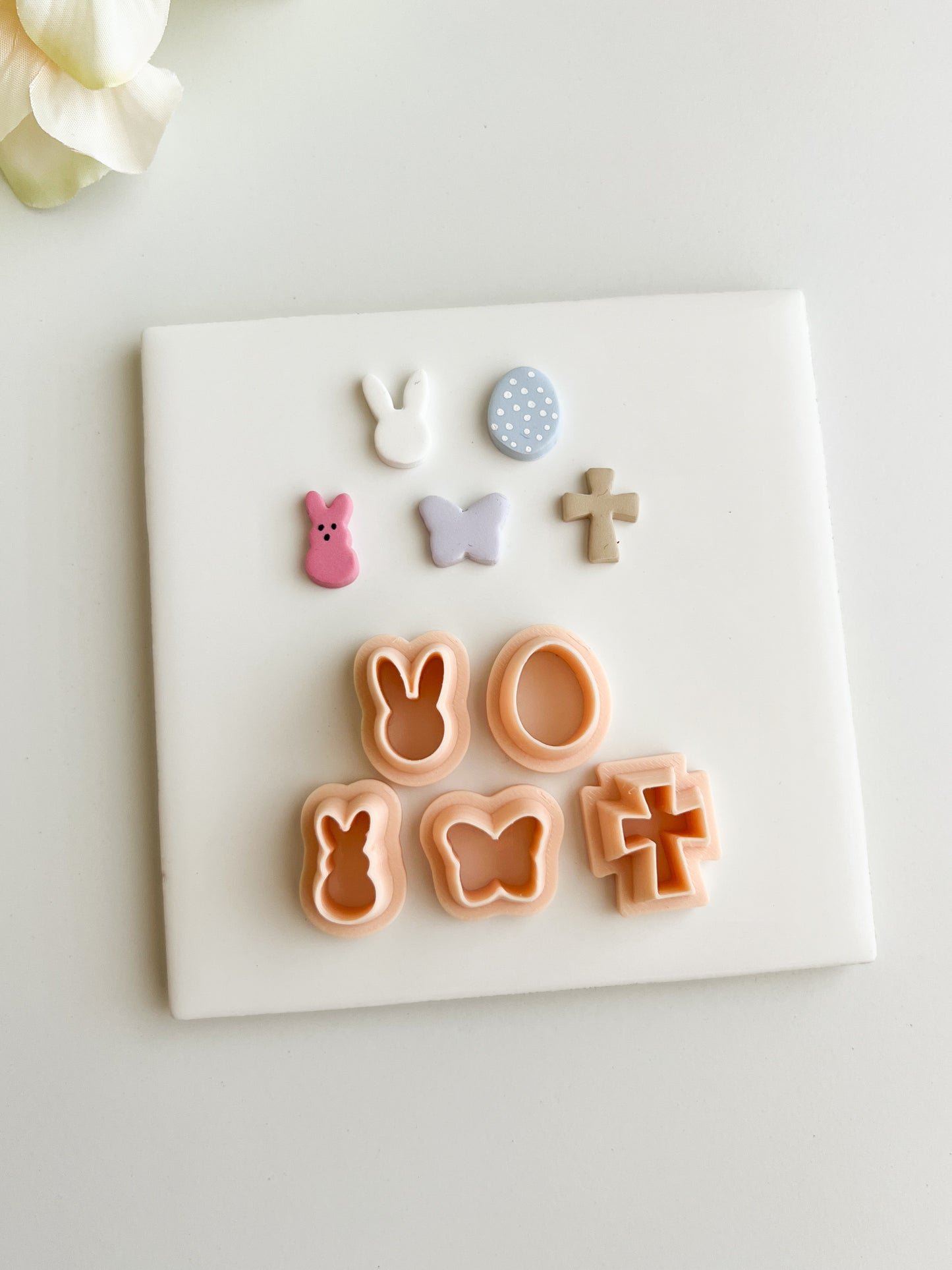 Easter Stud Pack Clay Cutter Set | Easter Stud Pack Polymer Clay Cutter Set for DIY Easter Earrings Festive-Themed Jewelry and Handmade Spring Accessories