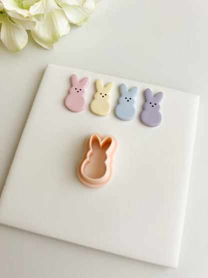 Bunny Peep No. 2 Clay Cutter | Bunny Peep No. 2 Polymer Clay Cutter for DIY Easter Earrings Cute Bunny-Themed Jewelry and Handmade Spring Accessories