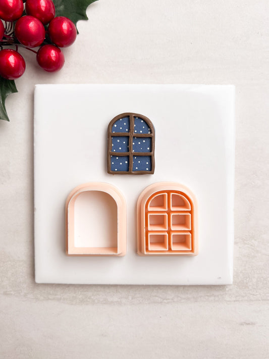 Starry Sky Frame Clay Cutter | Starry Sky Frame Polymer Clay Cutter for DIY Celestial Earrings Moon-Themed Jewelry and Handmade Star Accessories