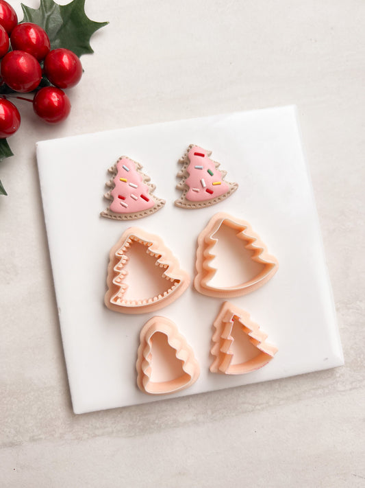 Poptart Tree Clay Cutter | Poptart Tree Polymer Clay Cutter for DIY Food Earrings Cute Jewelry and Handmade Sweet Accessories