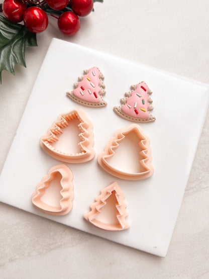 Poptart Tree Clay Cutter | Poptart Tree Polymer Clay Cutter for DIY Food Earrings Cute Jewelry and Handmade Sweet Accessories