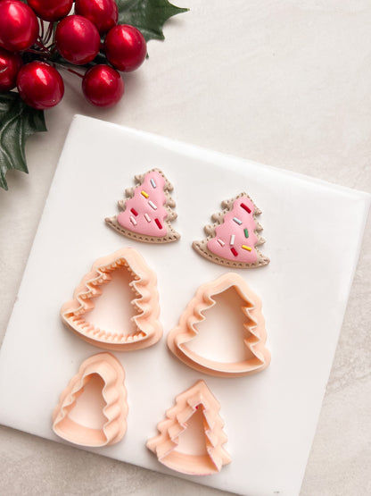 Poptart Tree Clay Cutter | Poptart Tree Polymer Clay Cutter for DIY Food Earrings Cute Jewelry and Handmade Sweet Accessories