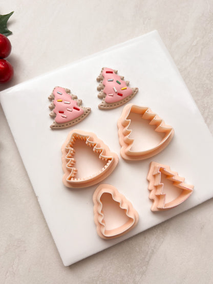 Poptart Tree Clay Cutter | Poptart Tree Polymer Clay Cutter for DIY Food Earrings Cute Jewelry and Handmade Sweet Accessories