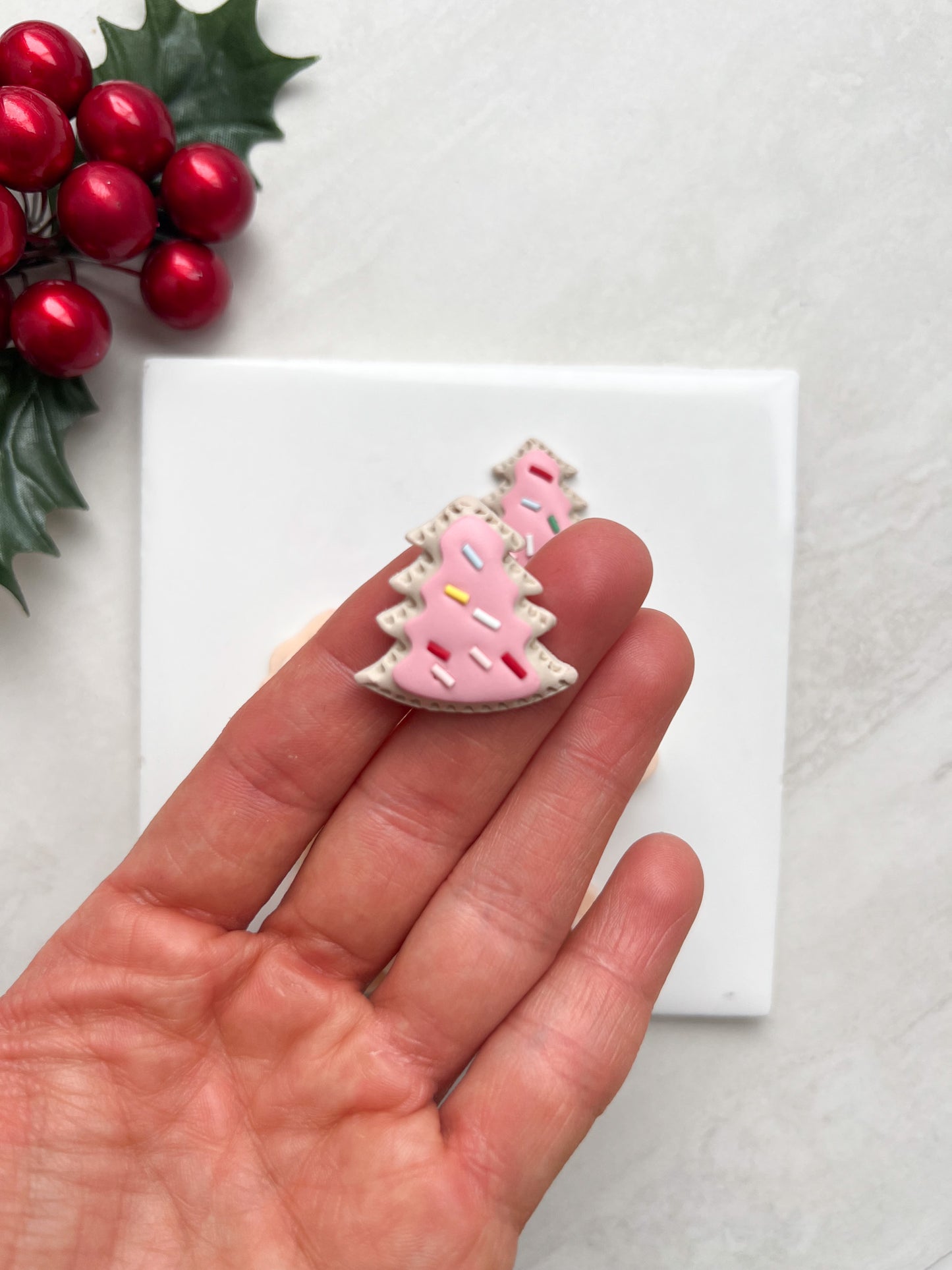 Poptart Tree Clay Cutter | Poptart Tree Polymer Clay Cutter for DIY Food Earrings Cute Jewelry and Handmade Sweet Accessories