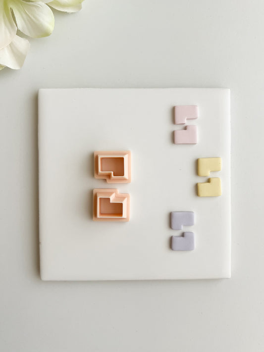 Puzzle Rectangle Clay Cutter | Puzzle Rectangle Polymer Clay Cutter for DIY Autism Awareness Earrings Geometric Jewelry and Handmade Puzzle Accessories