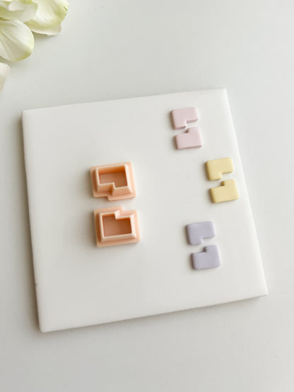 Puzzle Rectangle Clay Cutter | Puzzle Rectangle Polymer Clay Cutter for DIY Autism Awareness Earrings Geometric Jewelry and Handmade Puzzle Accessories