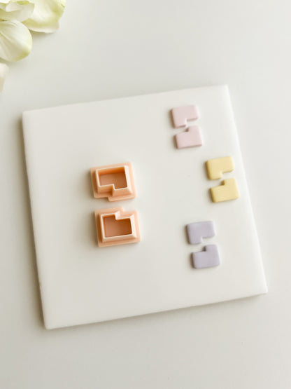Puzzle Rectangle Clay Cutter | Puzzle Rectangle Polymer Clay Cutter for DIY Autism Awareness Earrings Geometric Jewelry and Handmade Puzzle Accessories