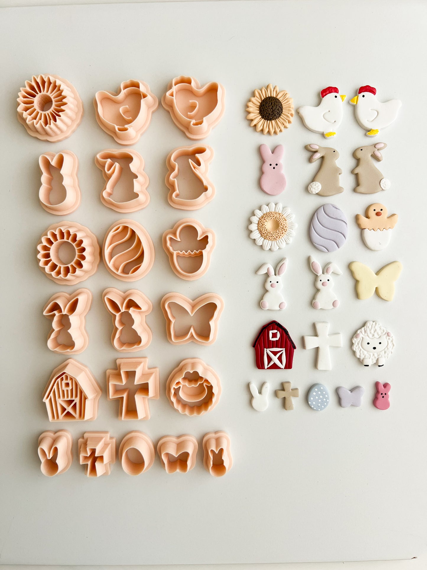 Spring Bundle No. 1 Clay Cutter Set | Spring Bundle Polymer Clay Cutter Set for DIY Seasonal Earrings Floral Jewelry and Handmade Spring Accessories