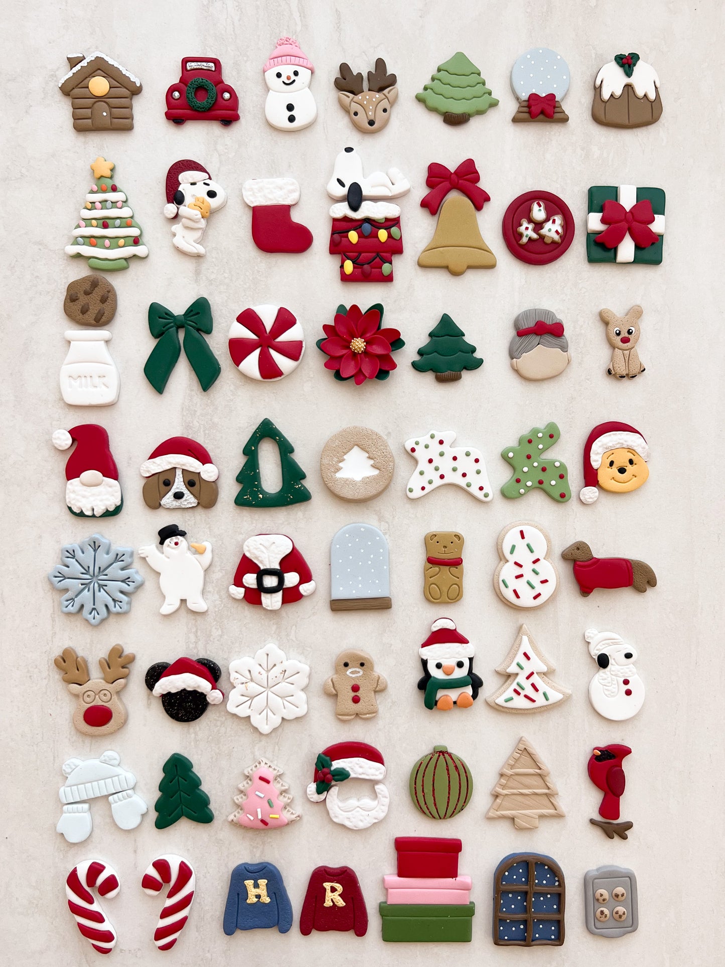 Christmas 2024 Massive Bundle Clay Set | Christmas 2024 Massive Bundle Polymer Clay Cutter Set for DIY Holiday Earrings Christmas-Themed Jewelry and Handmade Festive Accessories