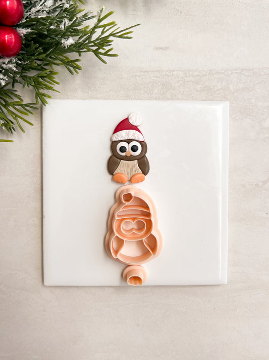 Owl Clay Cutter | Owl Polymer Clay Cutter for DIY Nature Earrings Woodland-Themed Jewelry and Handmade Forest Accessories