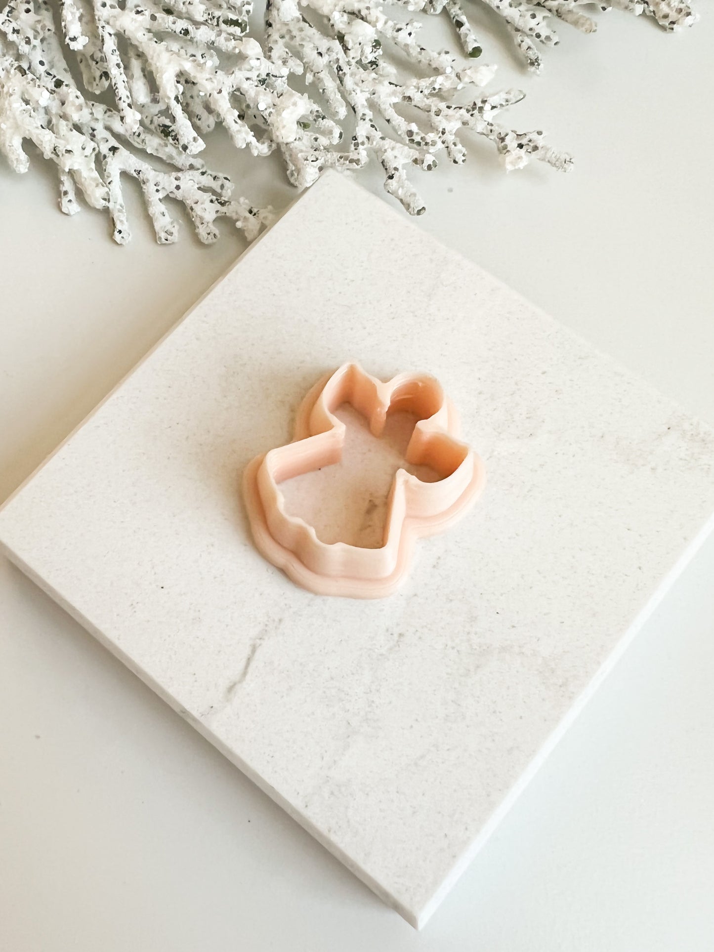 Angel Clay Cutter | Angel Polymer Clay Cutter for DIY Christmas Earrings Religious Jewelry and Handmade Holiday Accessories