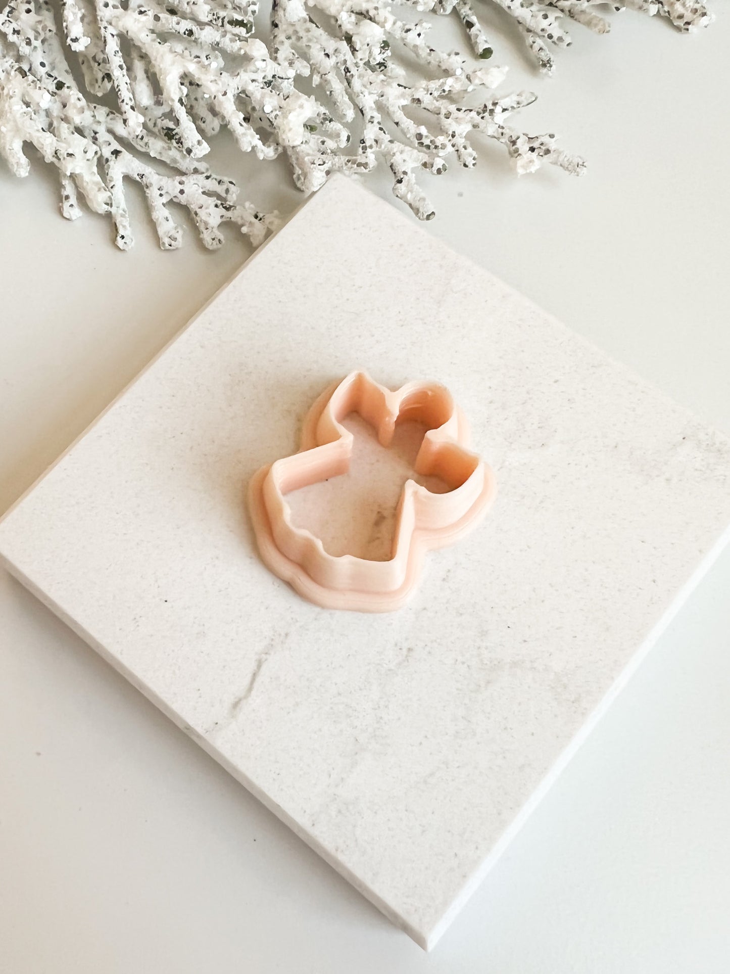 Angel Clay Cutter | Angel Polymer Clay Cutter for DIY Christmas Earrings Religious Jewelry and Handmade Holiday Accessories