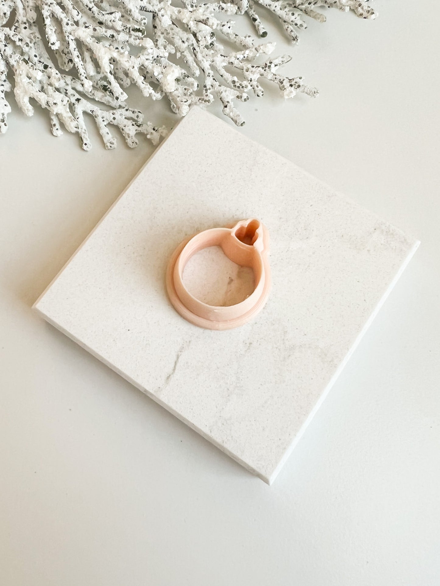 Ornament No. 1 Clay Cutter | Classic Christmas Ornament Polymer Clay Cutter for Holiday Jewelry and Decorations