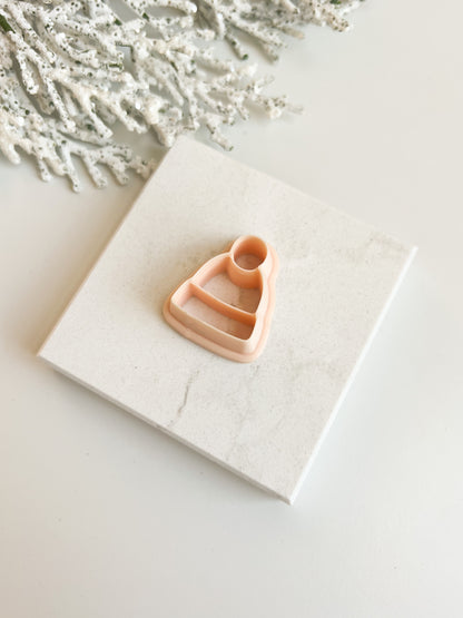 Beanie Clay Cutter | Beanie Polymer Clay Cutter for DIY Cozy Winter Earrings Handmade Fashion Jewelry and Holiday-Themed Accessories