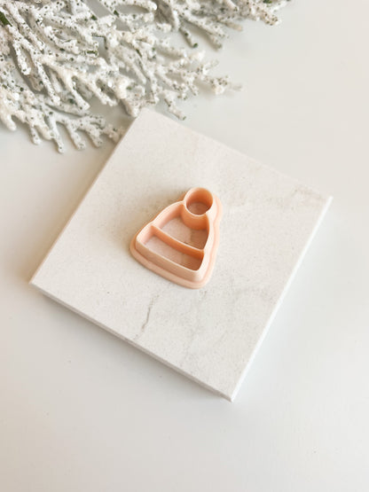 Beanie Clay Cutter | Beanie Polymer Clay Cutter for DIY Cozy Winter Earrings Handmade Fashion Jewelry and Holiday-Themed Accessories
