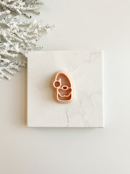 Gnome No. 1 Clay Cutter | Gnome Polymer Clay Cutter for DIY Earrings Garden Gnome-Themed Crafts and Handmade Jewelry