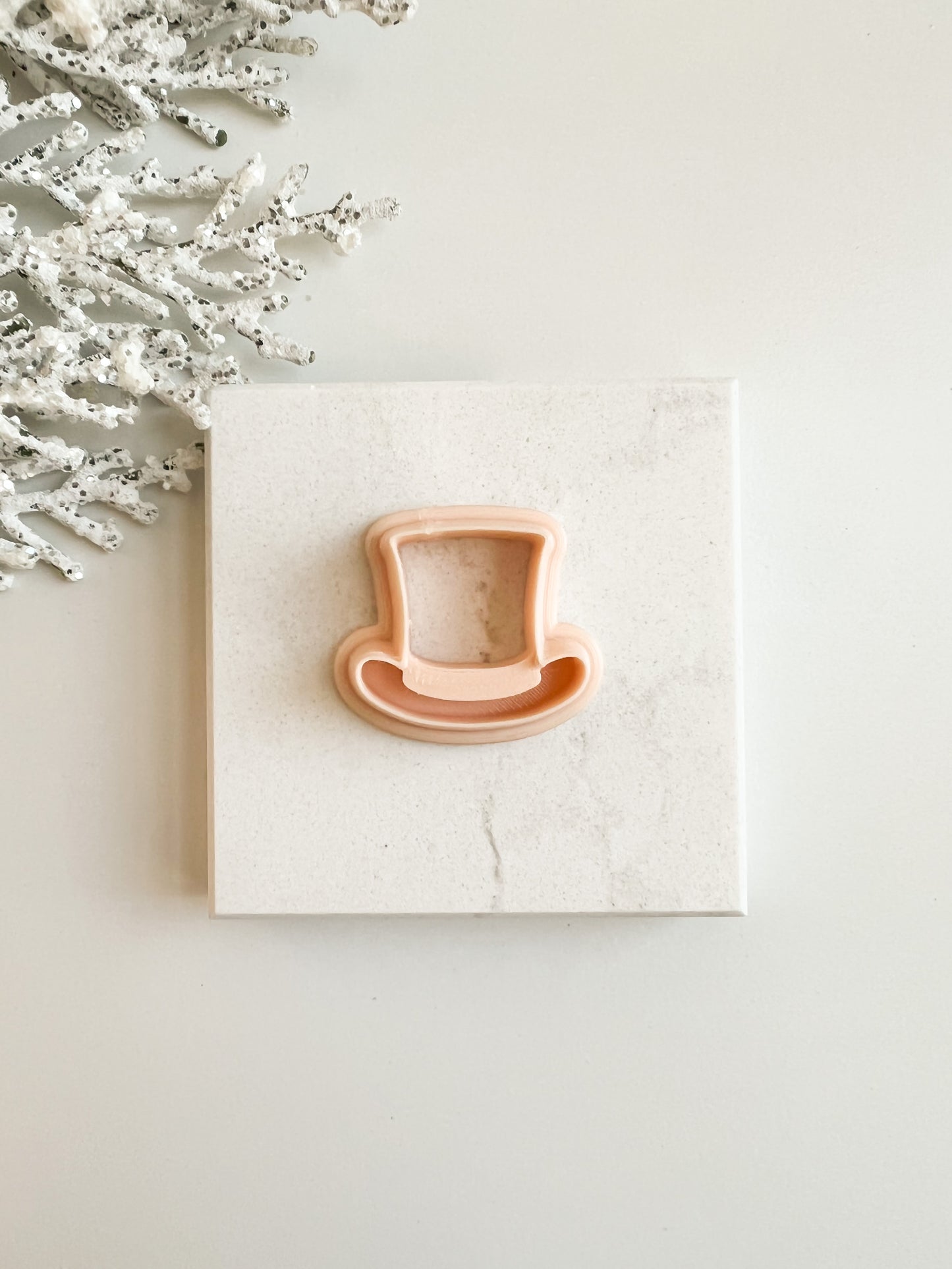Top Hat Clay Cutter | Classic Top Hat Polymer Clay Cutter for DIY Earrings and Accessories
