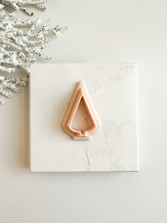 Tree No. 2 Clay Cutter | Christmas and Winter Polymer Clay Cutter for Jewelry and Holiday Crafts