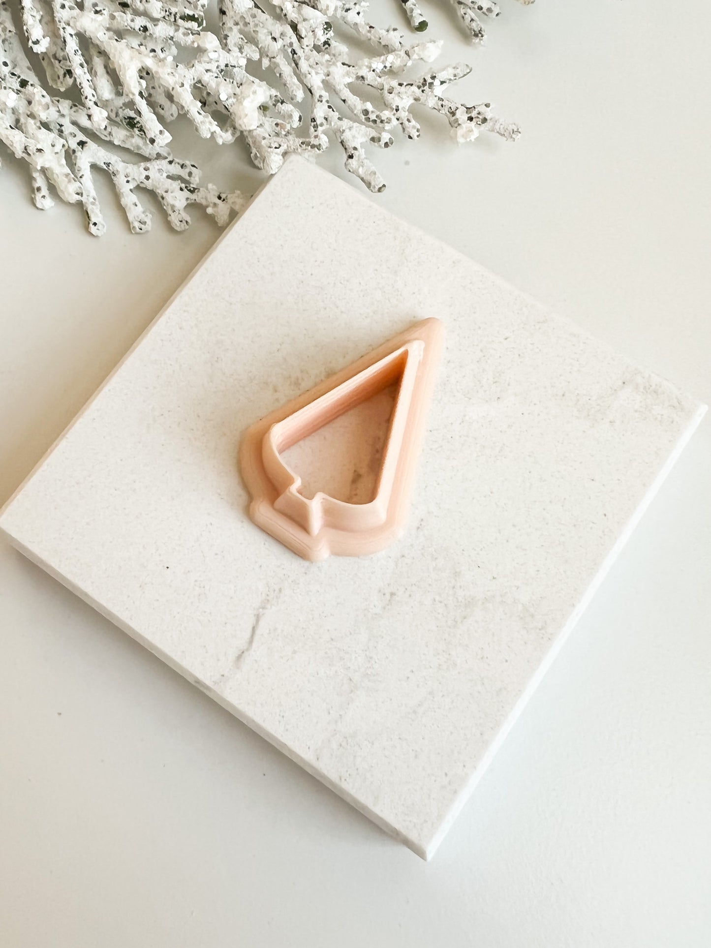 Tree No. 2 Clay Cutter | Christmas and Winter Polymer Clay Cutter for Jewelry and Holiday Crafts