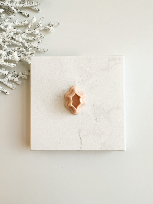 Holly Leaf Clay Cutter | Christmas Holly Leaf Polymer Clay Cutter for DIY Holiday Earrings Festive Jewelry Making and Christmas Crafts