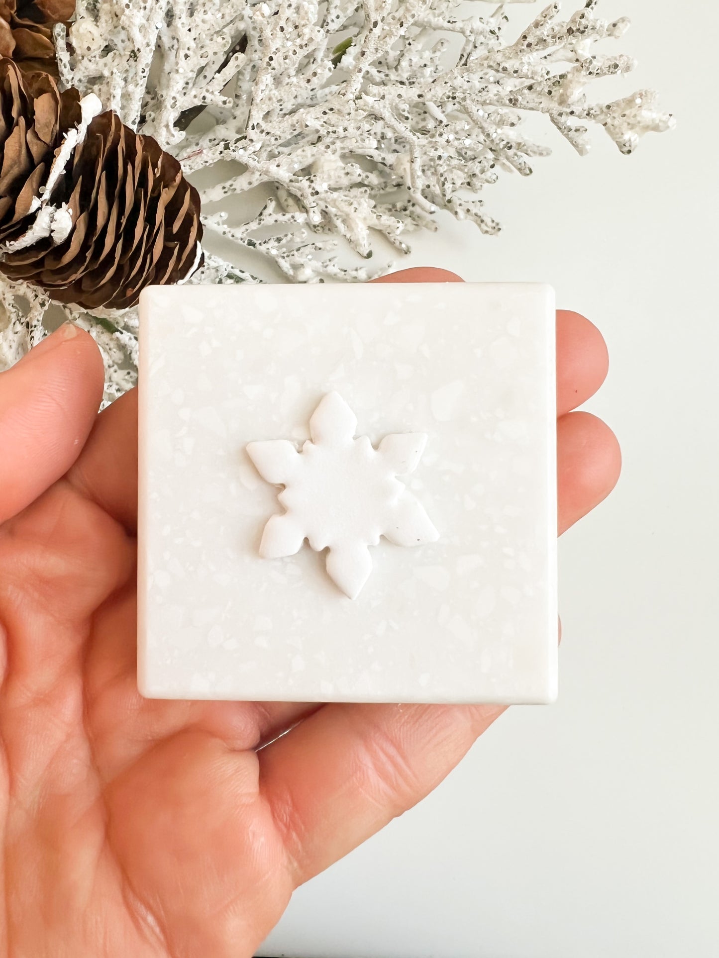 Snowflake No. 2 Clay Cutter | Winter Snowflake Polymer Clay Cutter for DIY Earrings and Baking