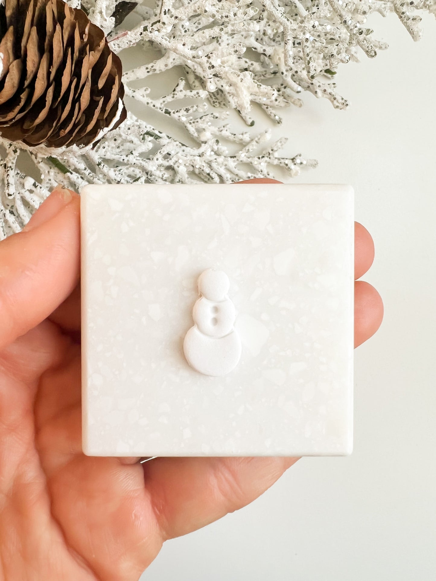 Snowman Clay Cutter | Classic Christmas Polymer Clay Cutter for Jewelry, Baking, and Crafts