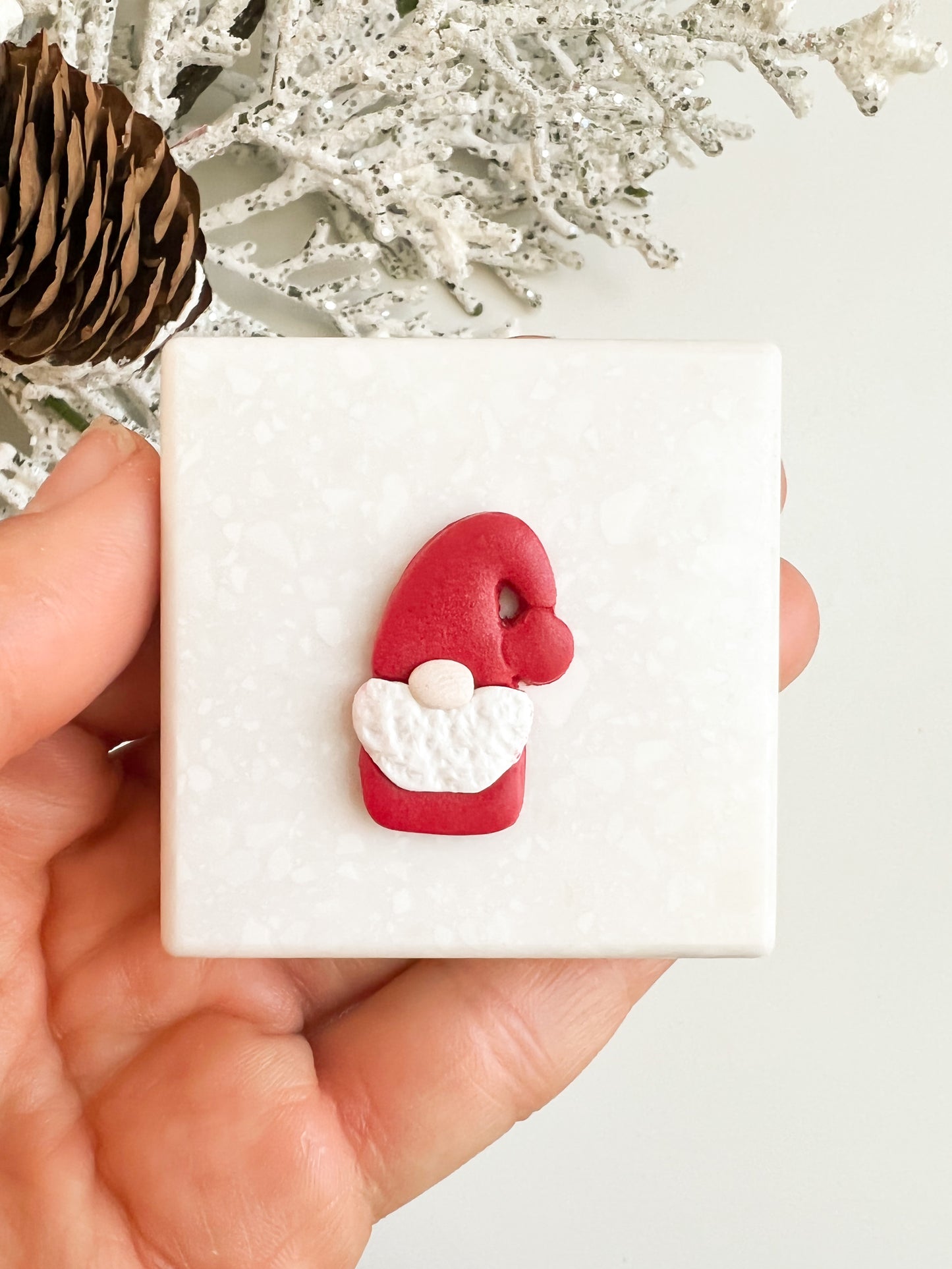 Gnome No. 1 Clay Cutter | Gnome Polymer Clay Cutter for DIY Earrings Garden Gnome-Themed Crafts and Handmade Jewelry